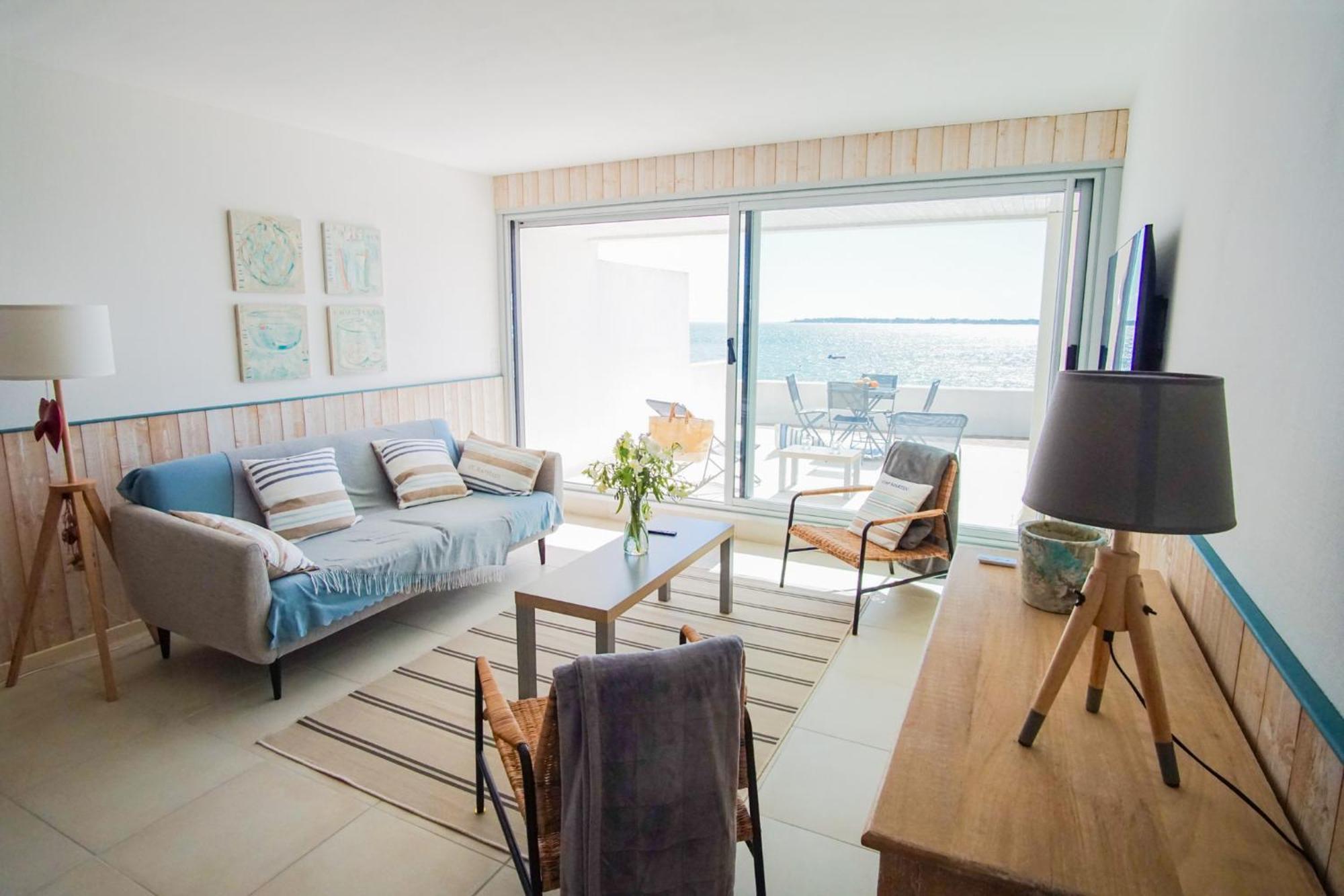 -Te Moana- Beau T2 Bis Surplombant La Mer Avec Parking Concarneau Exteriér fotografie